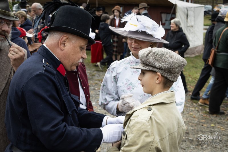 Nová Bystřice se vrátila do roku 1918. Republika přijela úzkokolejkou - 46
