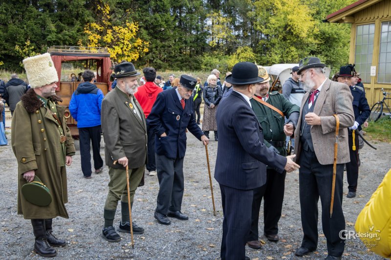 Nová Bystřice se vrátila do roku 1918. Republika přijela úzkokolejkou - 32