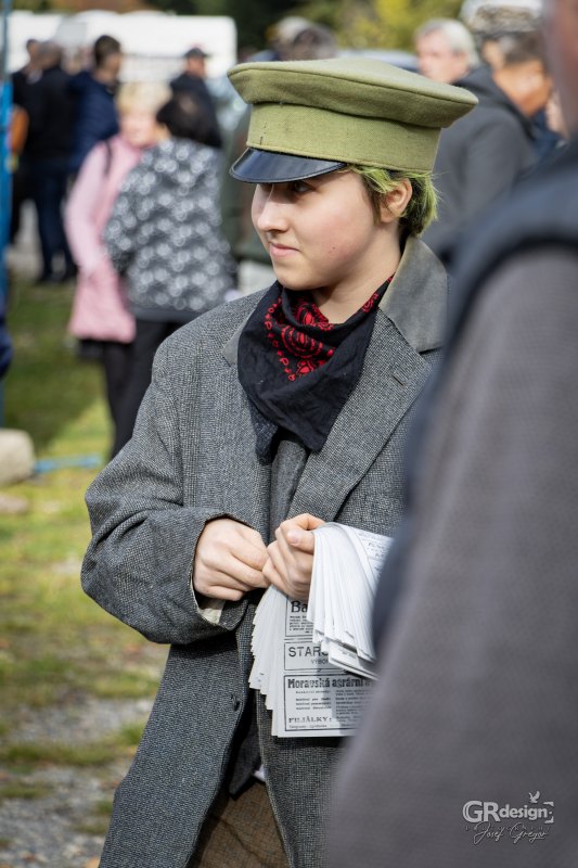 Nová Bystřice se vrátila do roku 1918. Republika přijela úzkokolejkou - 39