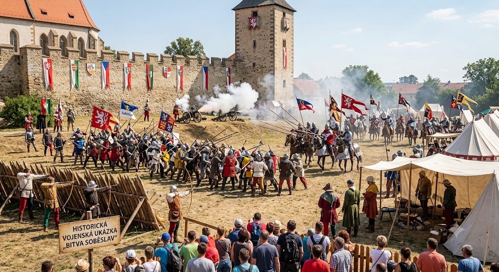 Historická vojenská ukázka „Bitva u Soběslavi“