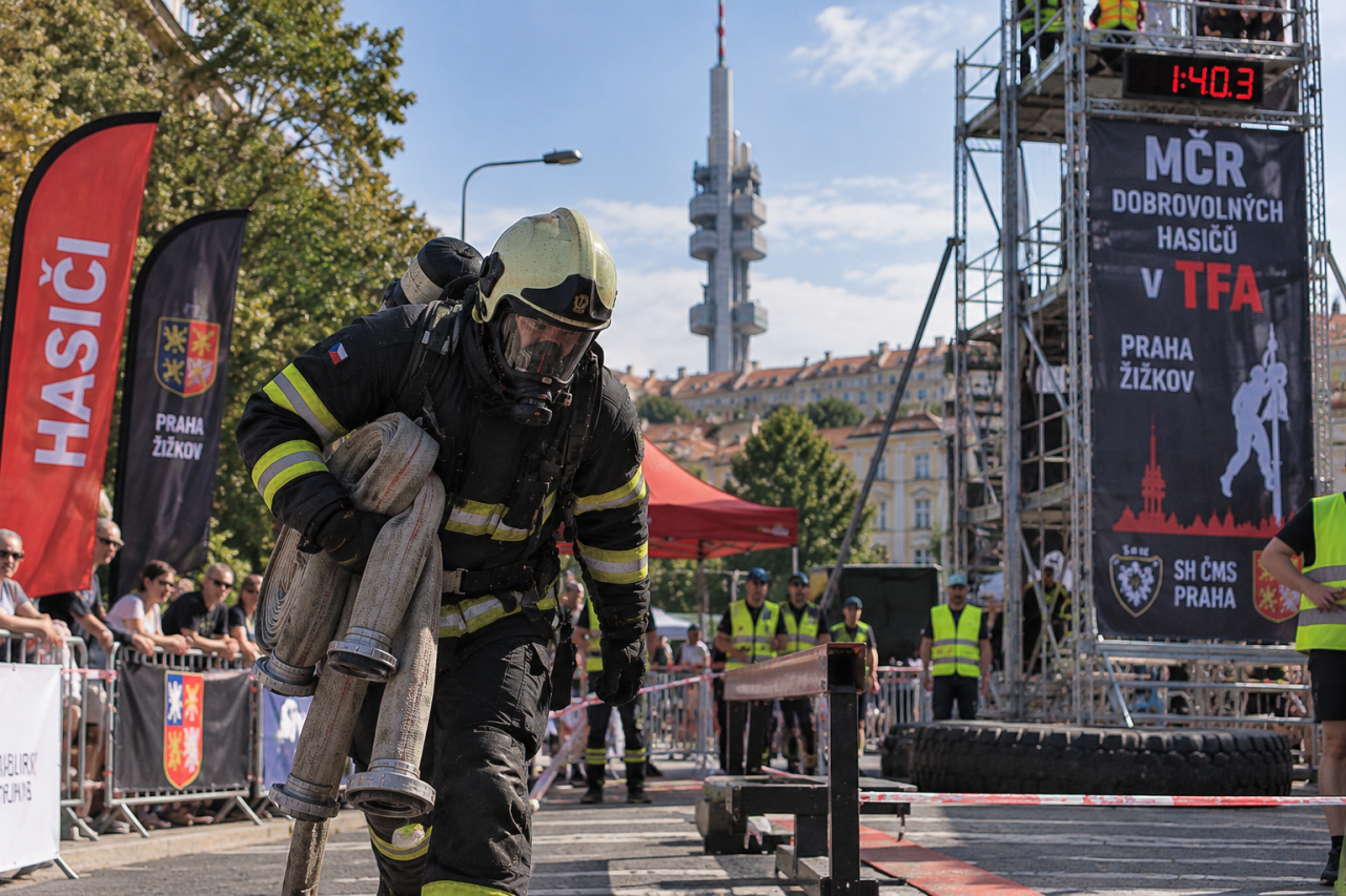 MČR dobrovolných hasičů v TFA – Praha Žižkov 2026