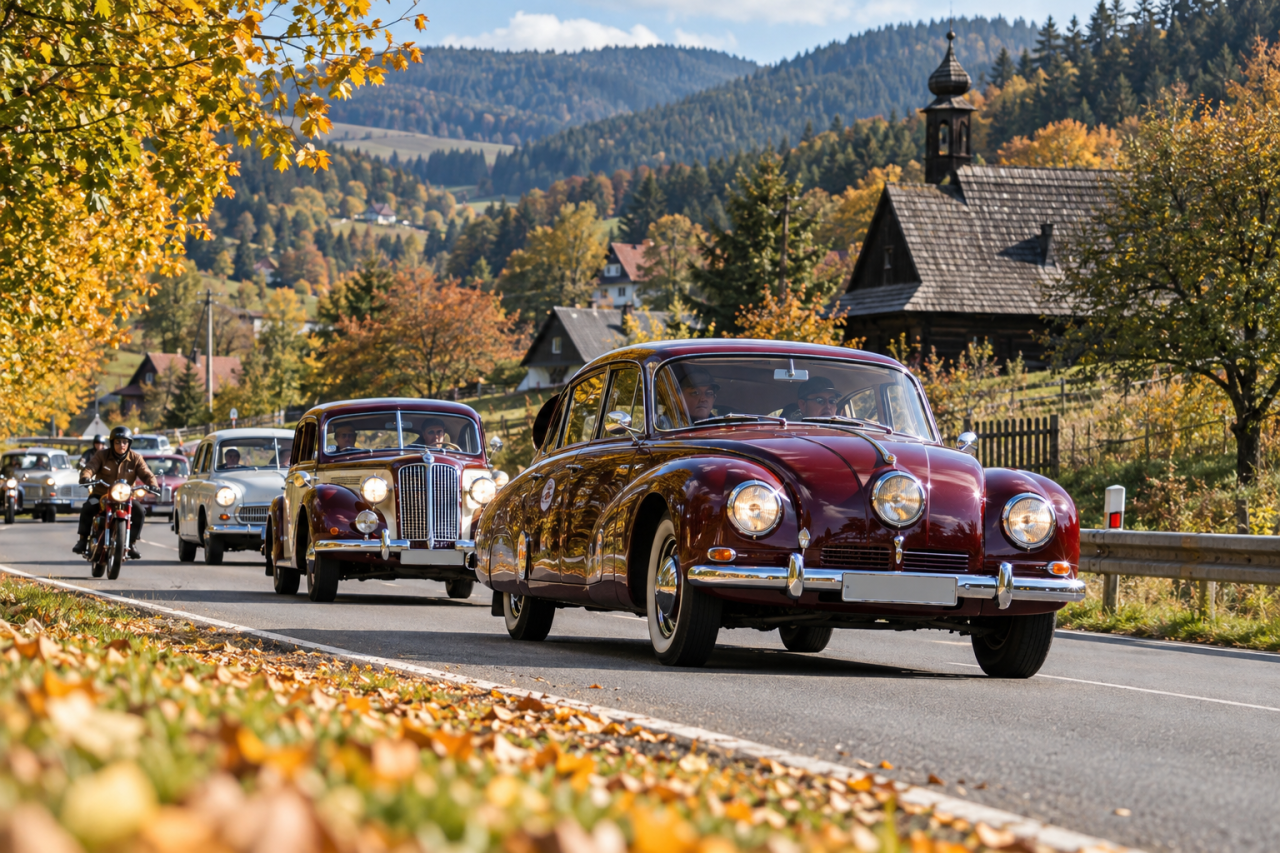Československá Rallye veteránů – Rožnov pod Radhoštěm 2026